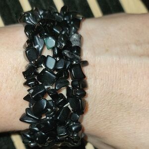 Elegant Black Stone Bracelet